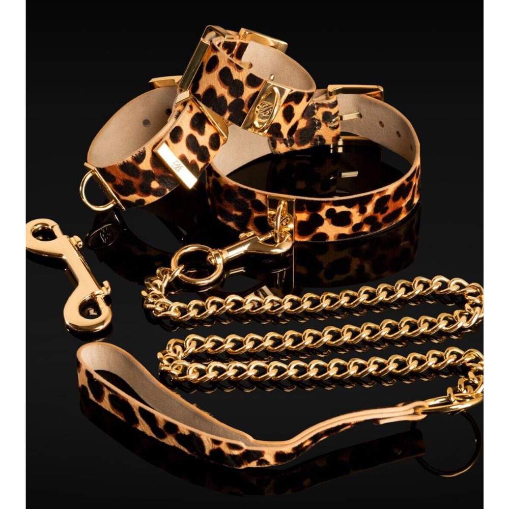 Honey Birdette Leopard Limited Edition Bondage Kit🐆🖤 - Collar & Cuff Set
